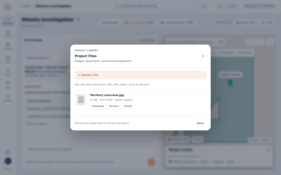 Wanderland keep the decision together interface in an illustrative demonstration project