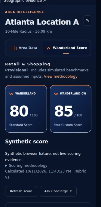 Wanderland 4. keep assumptions visible interface in an illustrative demonstration project